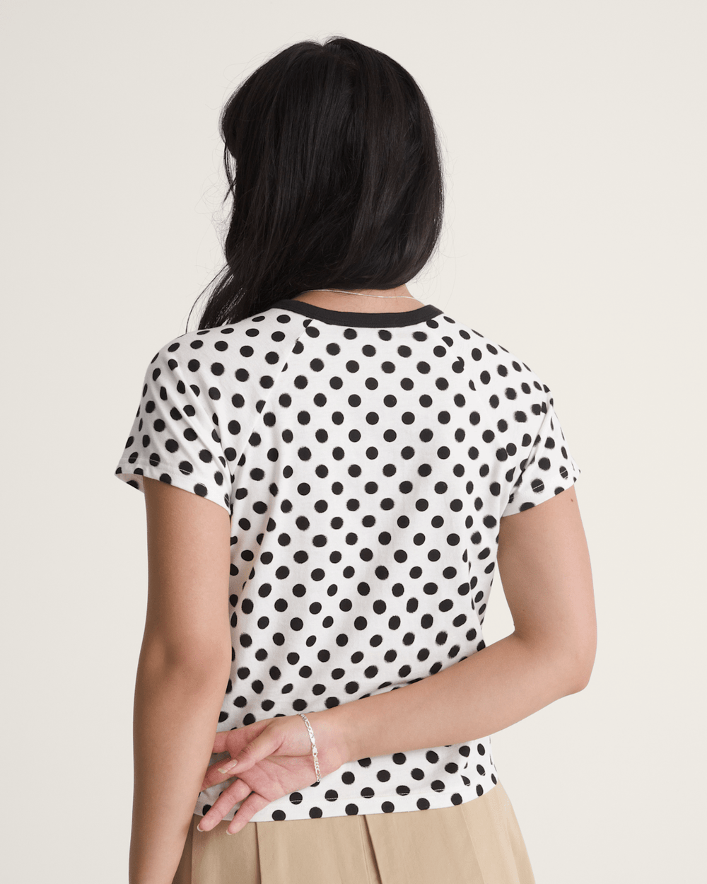 Gracie Raglan T-Shirt in Blanc De Blanc White | Vans sale