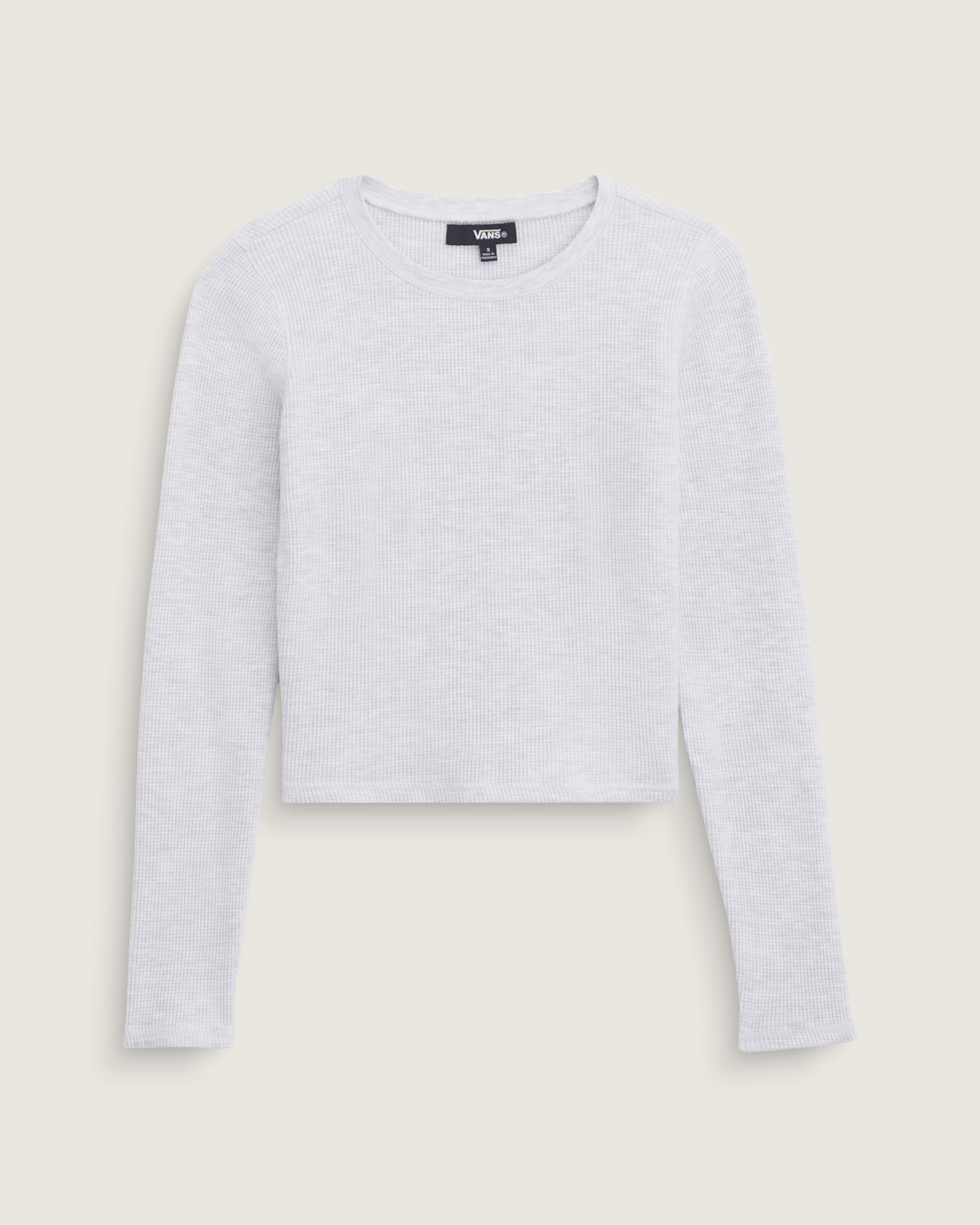 Waffle Long Sleeve in WHITE HEATHER | Vans on sale