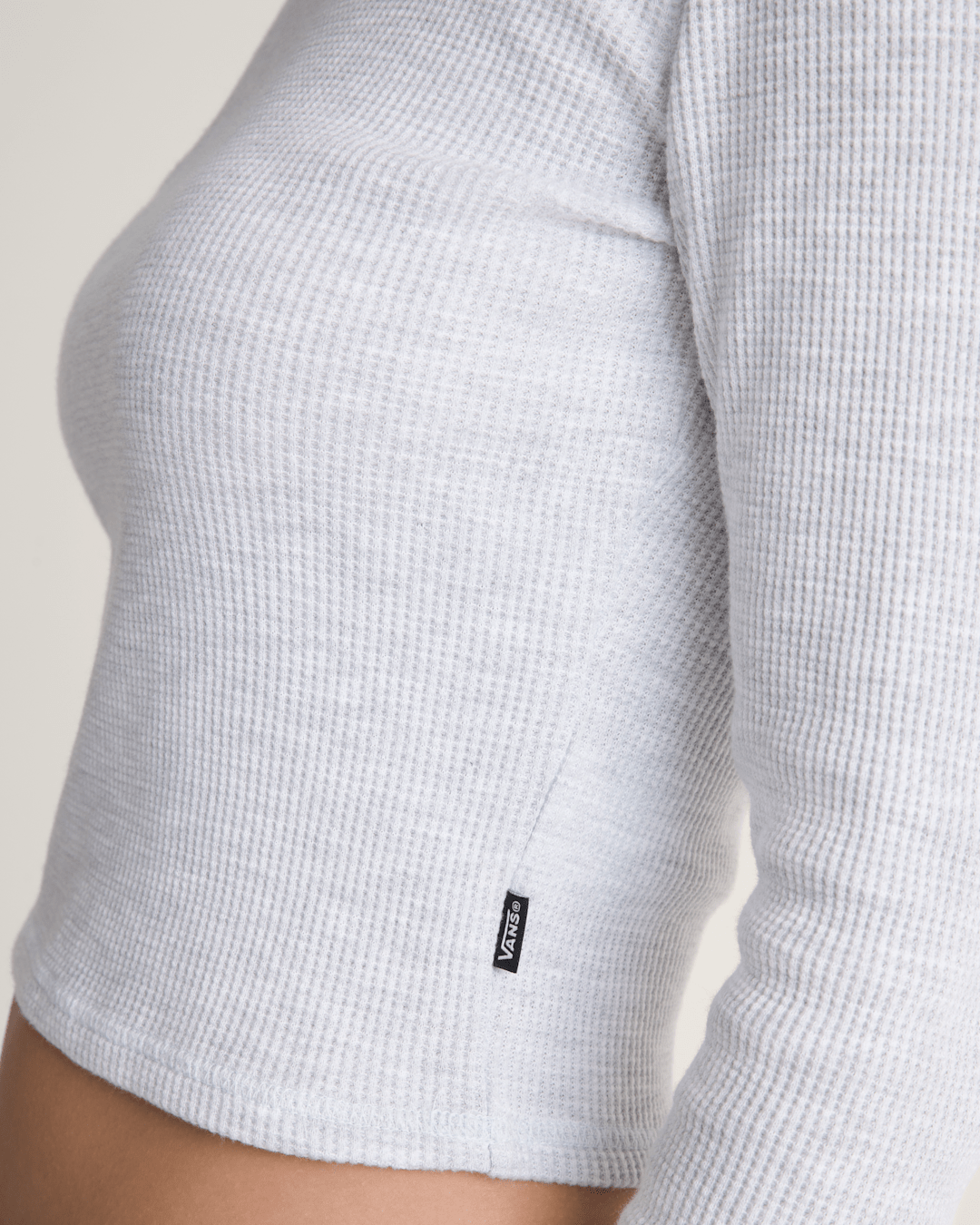 Waffle Long Sleeve in WHITE HEATHER | Vans on sale