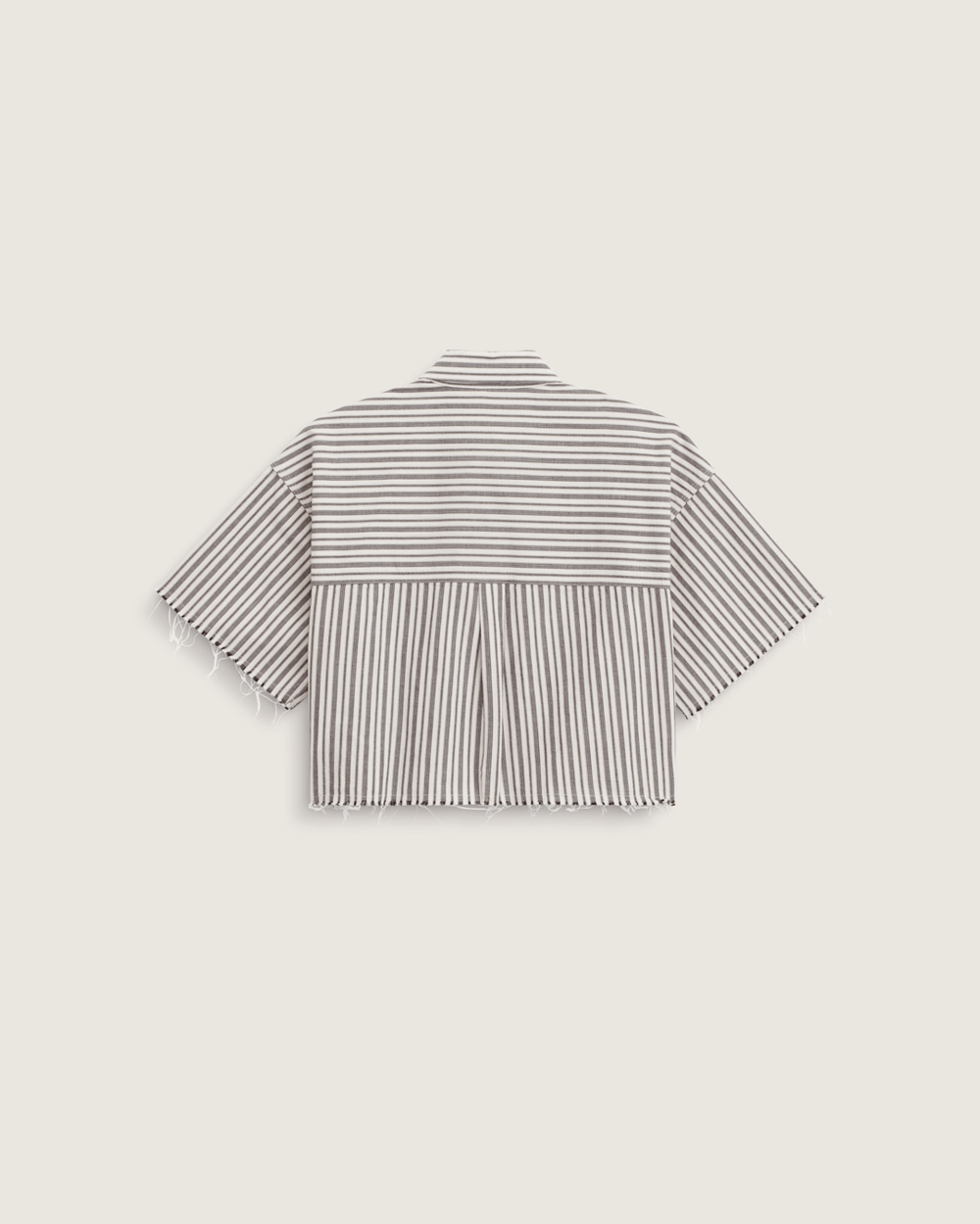 Crop Shirt in Black-White | Vans discount
