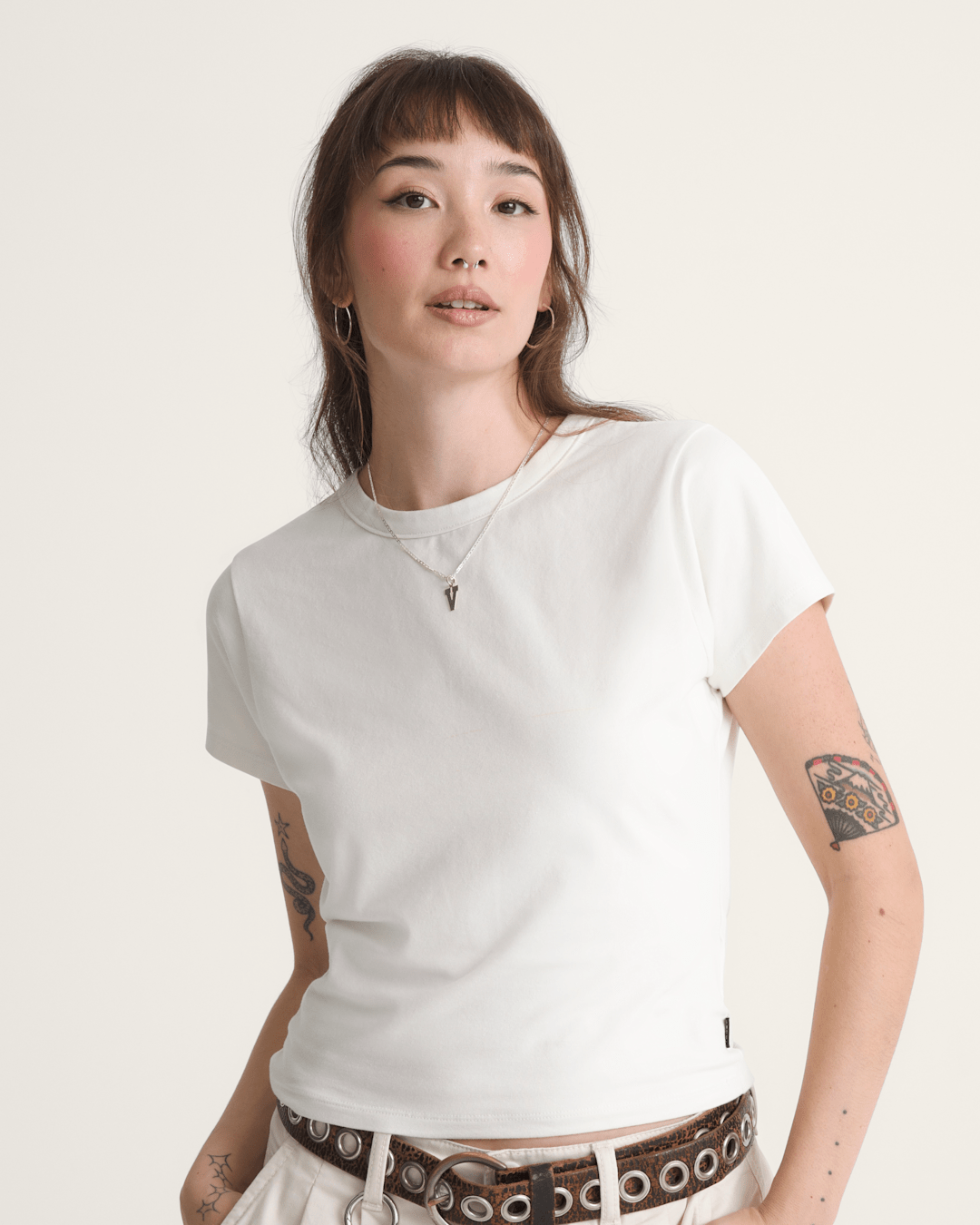 Jersey Knit Shirt in Marshmallow White | Vans online