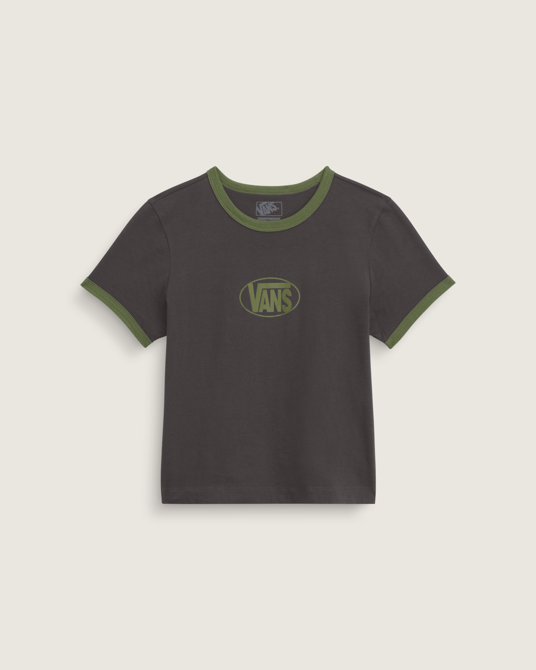 Circle V Ringer Tee in Faded Black | Vans sale