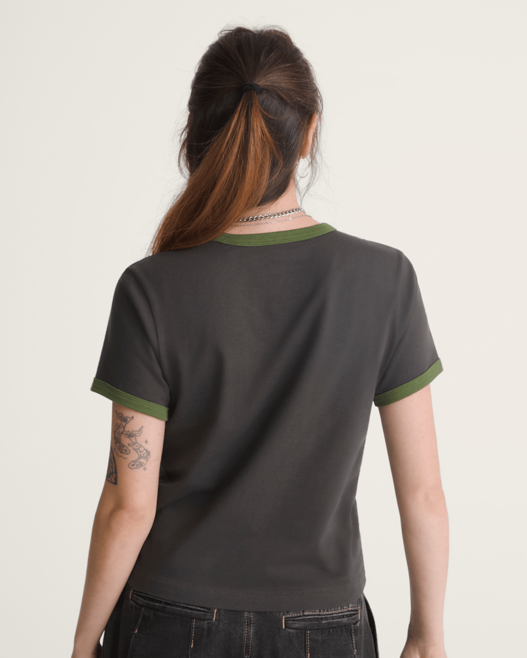 Circle V Ringer Tee in Faded Black | Vans sale
