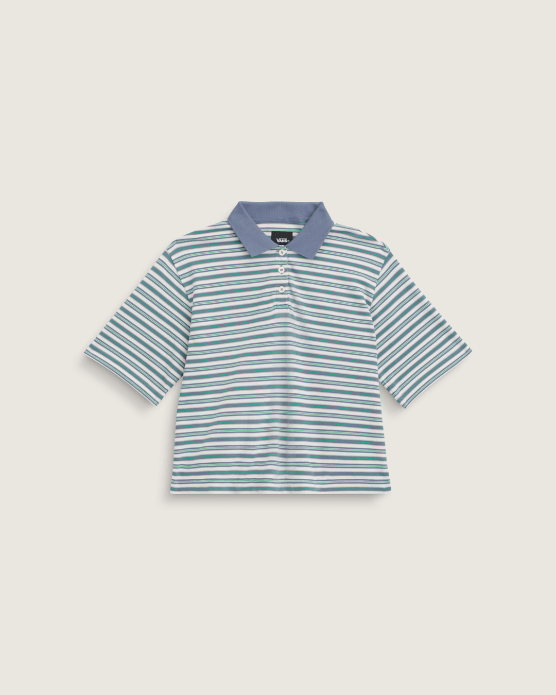 Swing Knit Polo Shirt in Glacial Slate Blue | Vans discount
