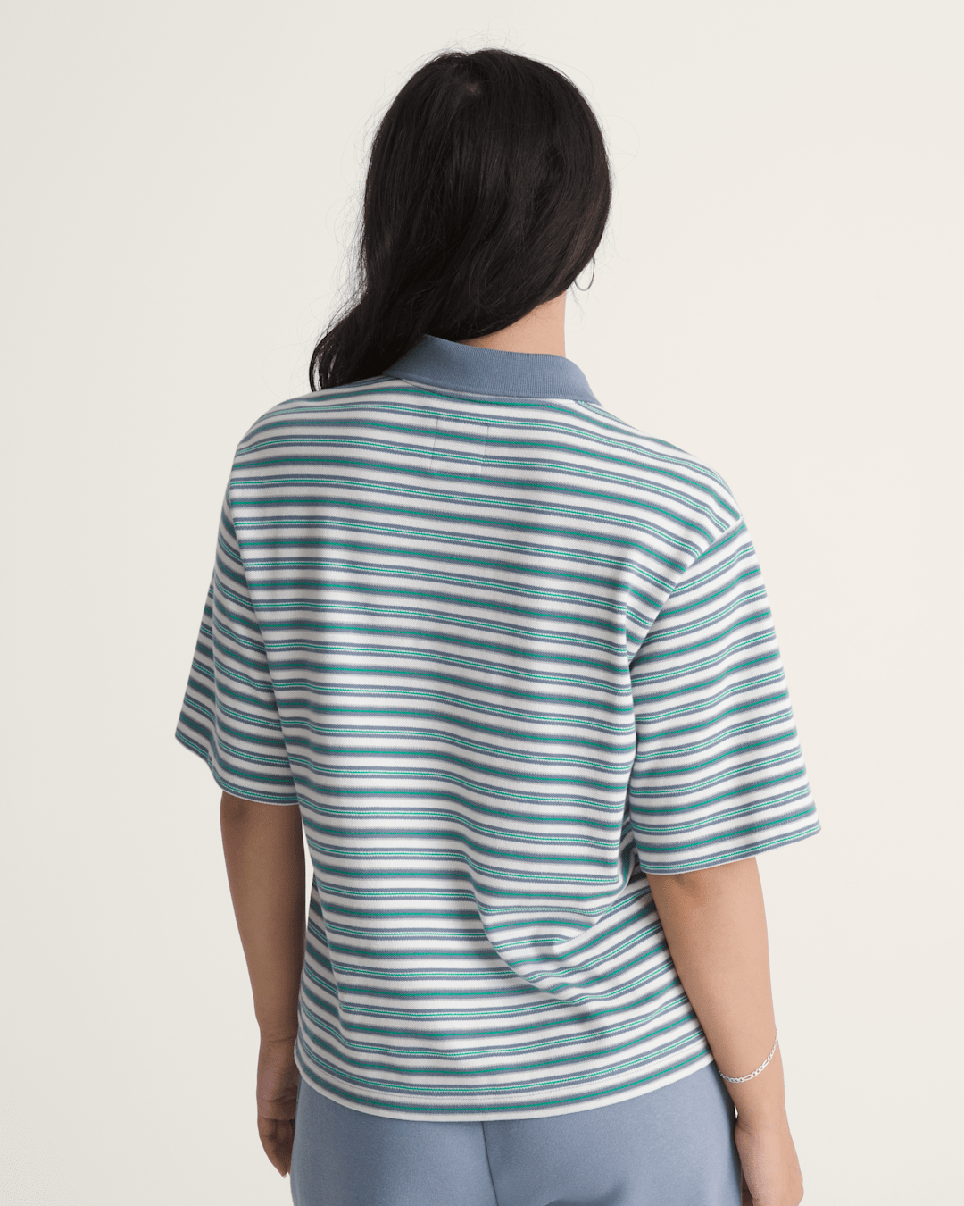 Swing Knit Polo Shirt in Glacial Slate Blue | Vans discount
