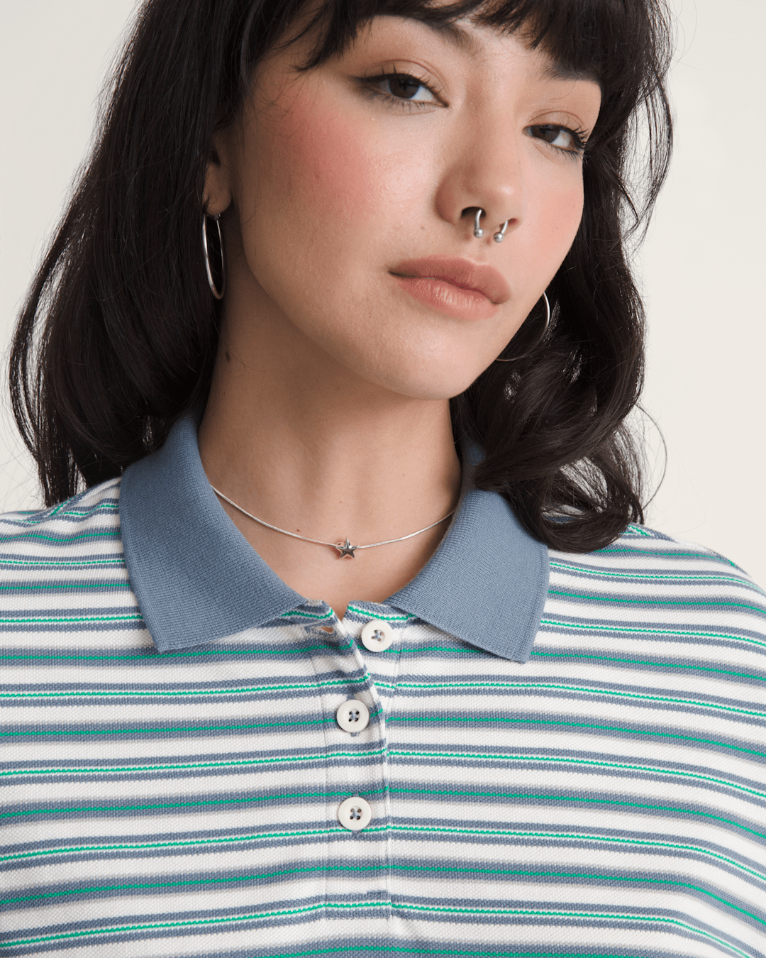 Swing Knit Polo Shirt in Glacial Slate Blue | Vans discount