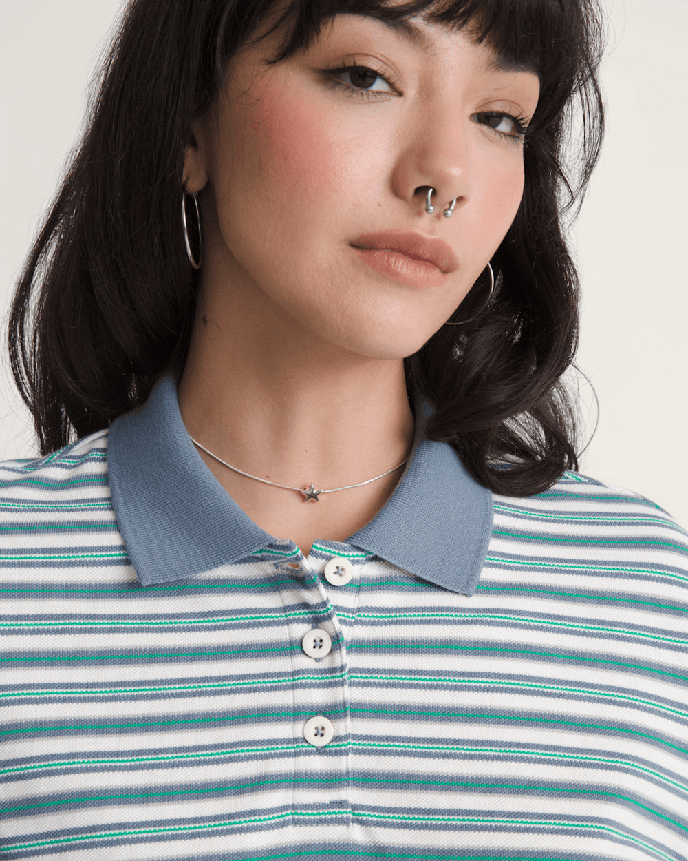 Swing Knit Polo Shirt in Glacial Slate Blue | Vans discount