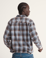Waffle Shop Reimagined 2Fer Flannel Shirt in Grey / Blue | Vans online