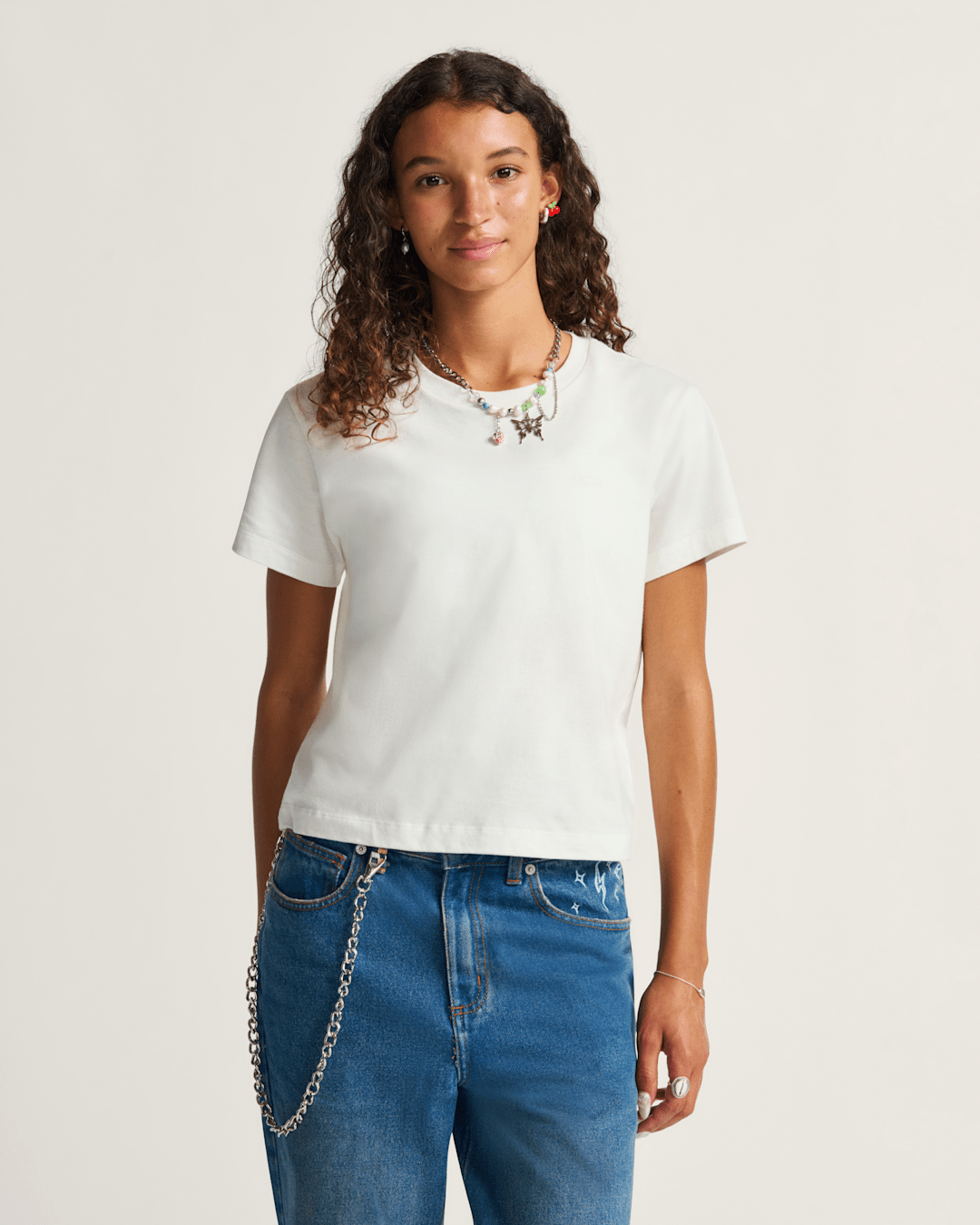 Salton T-Shirt in Marshmallow White | Vans discount