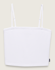 Drew Rib Tube Top in White | Vans outlet