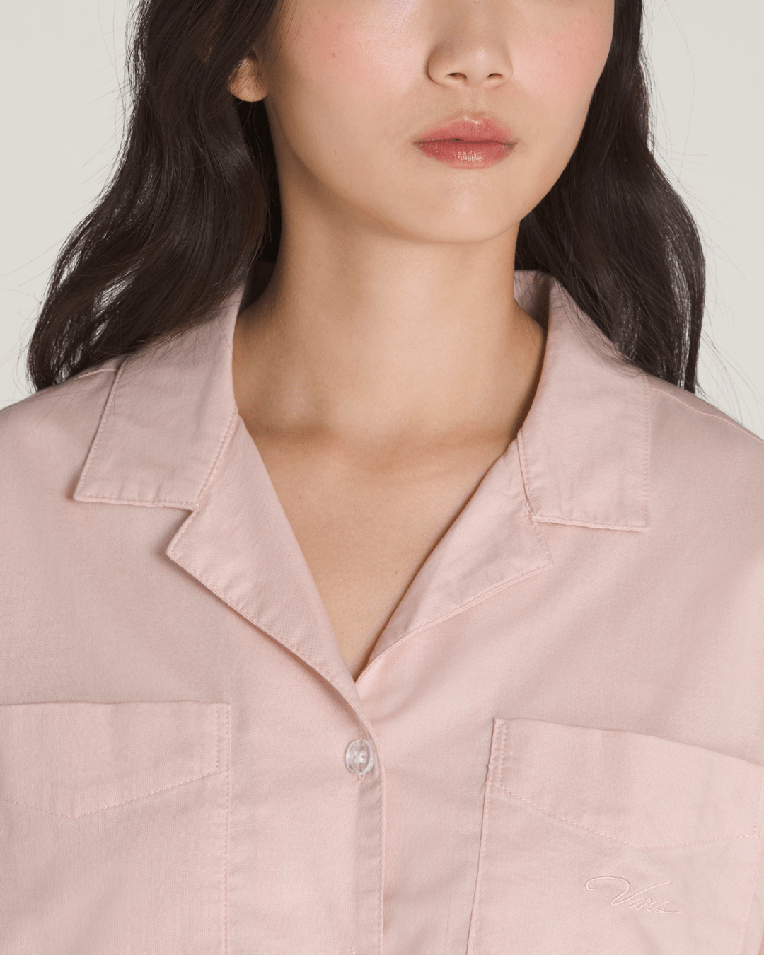 Cassidy Camp Shirt in Sepia Rose Pink | Vans near me