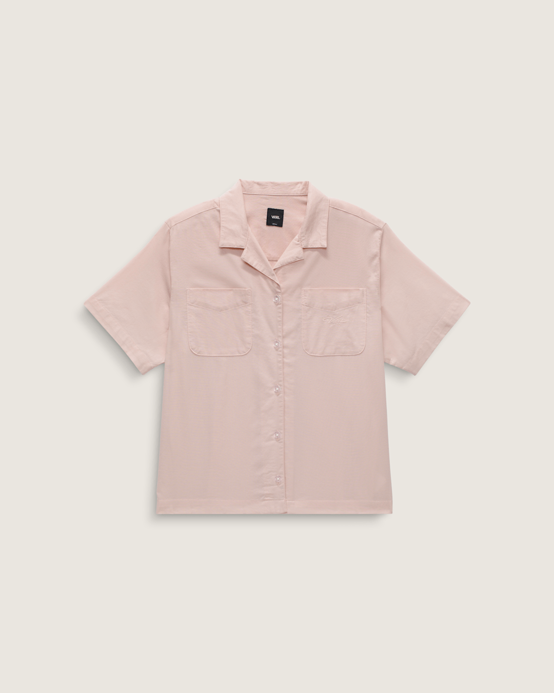 Cassidy Camp Shirt in Sepia Rose Pink | Vans near me