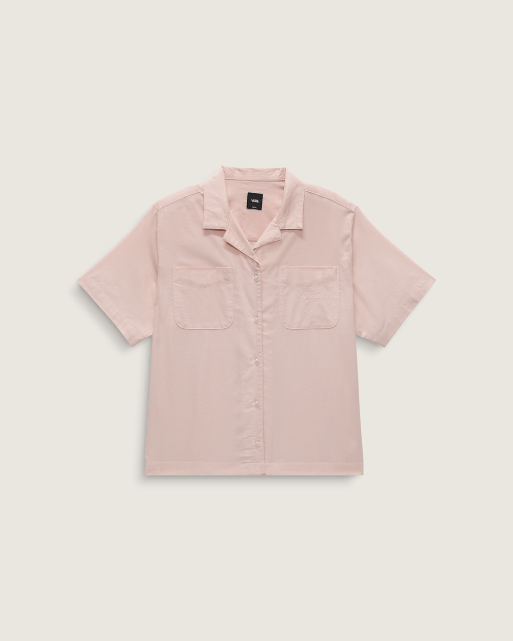 Cassidy Camp Shirt in Sepia Rose Pink | Vans near me