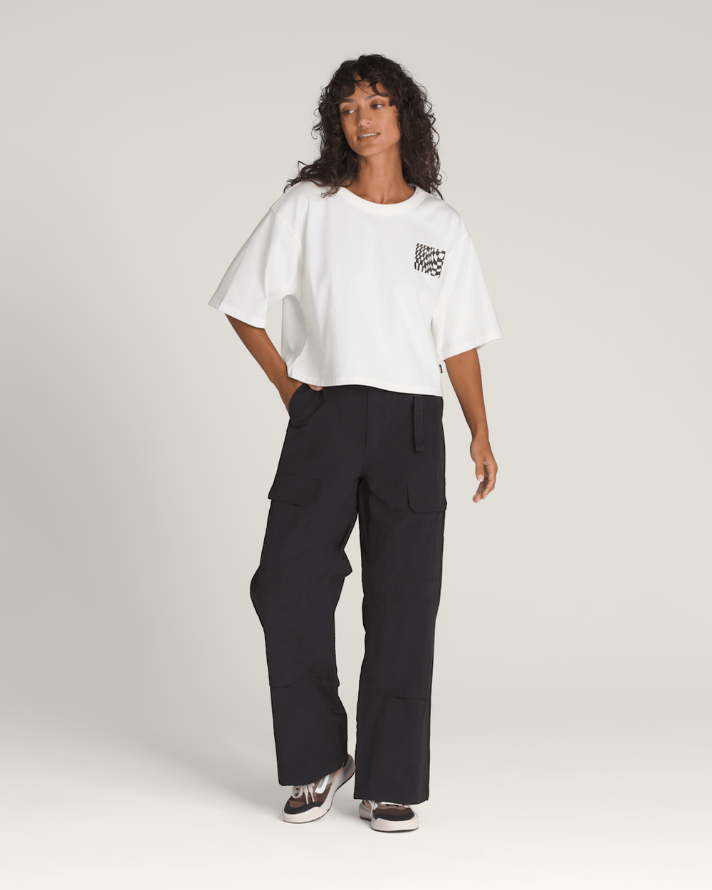 Wildthorn Reflective T-Shirt in Cream White | Vans sale