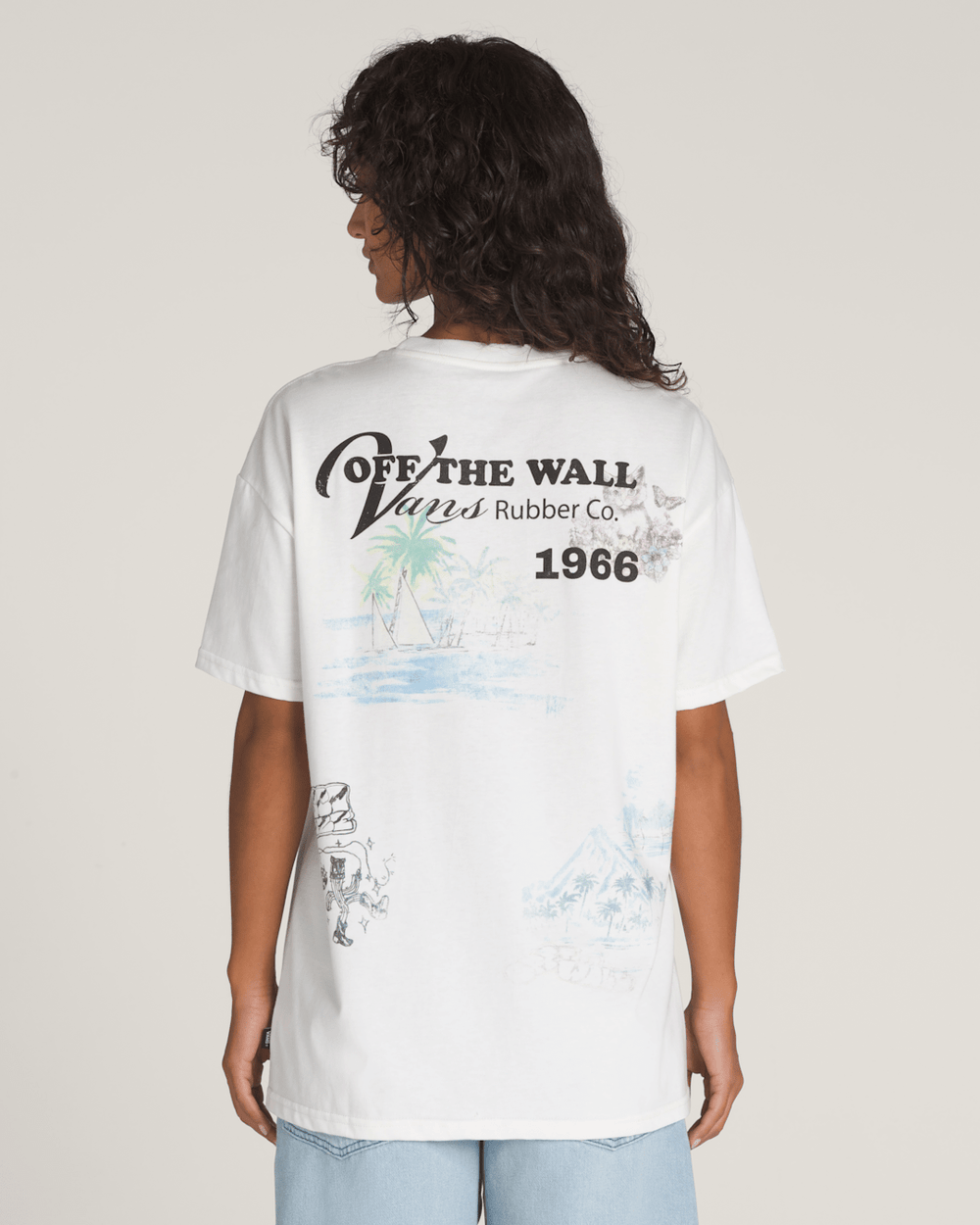 Vintage St. Vans T-Shirt in White | Vans discount
