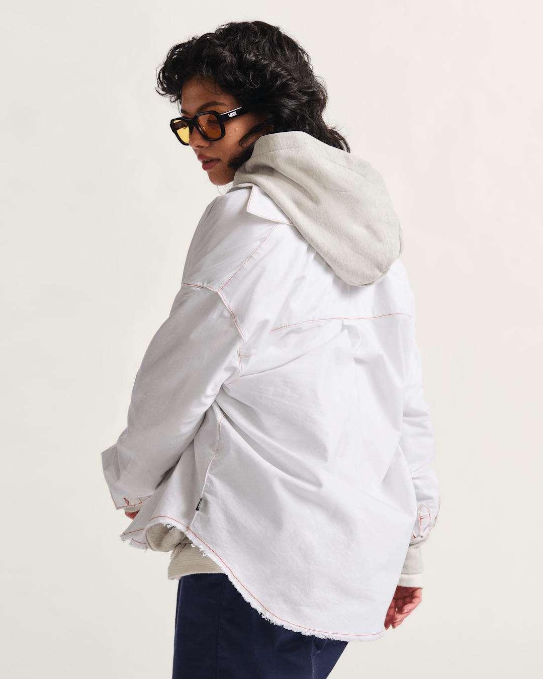 Gillian Button Up Shirt in White | Vans near me