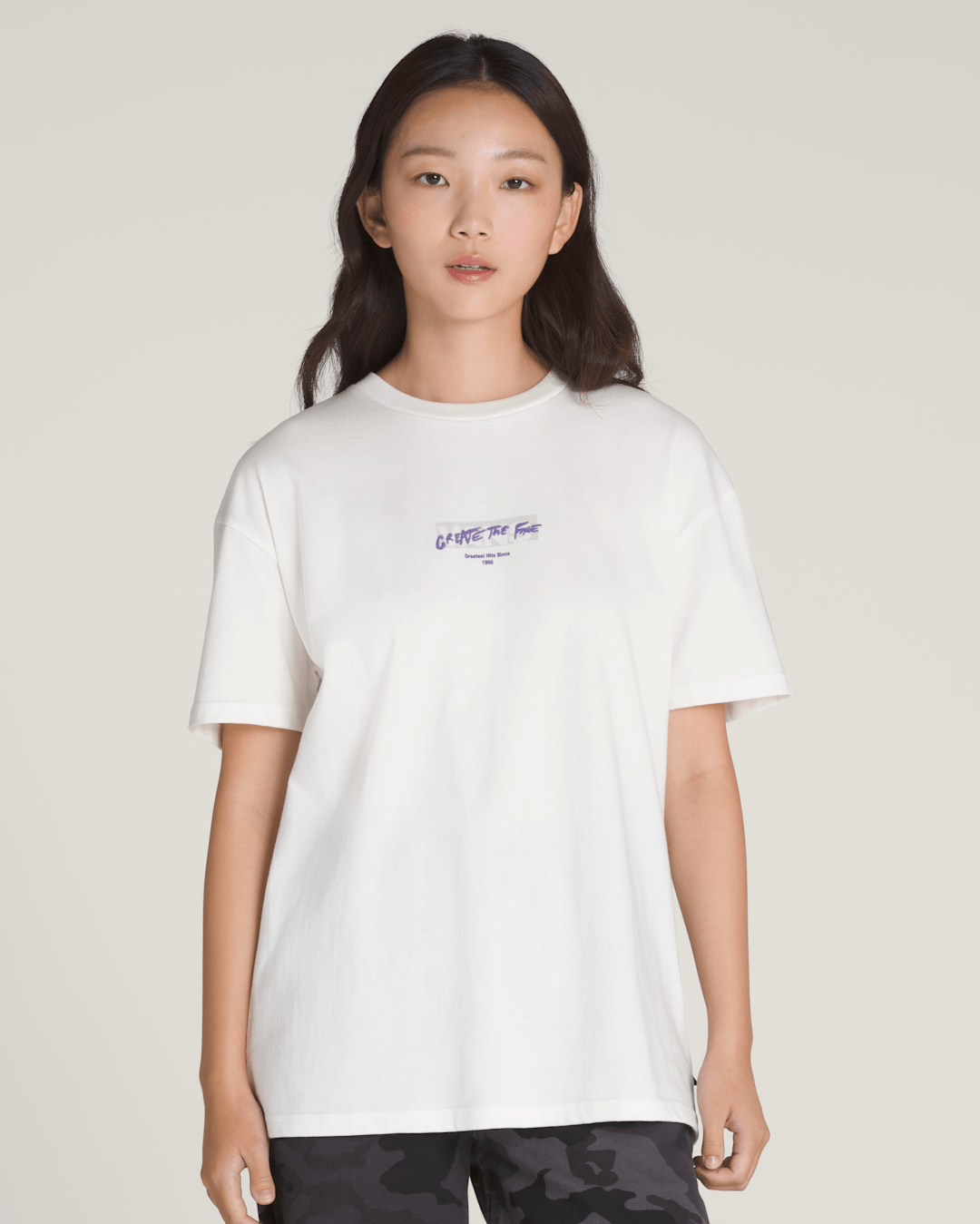 Firemade T-Shirt in White / Purple | Vans sale