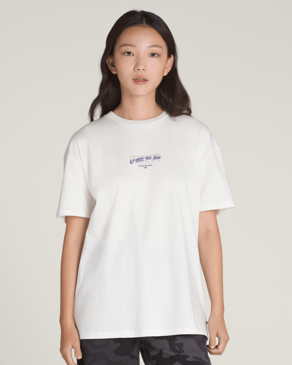 Firemade T-Shirt in White / Purple | Vans sale