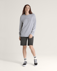Disco Nights Long Sleeve T-Shirt in Heather Grey | Vans discount