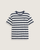 Checkerboard Marshmallow White / Navy Blue