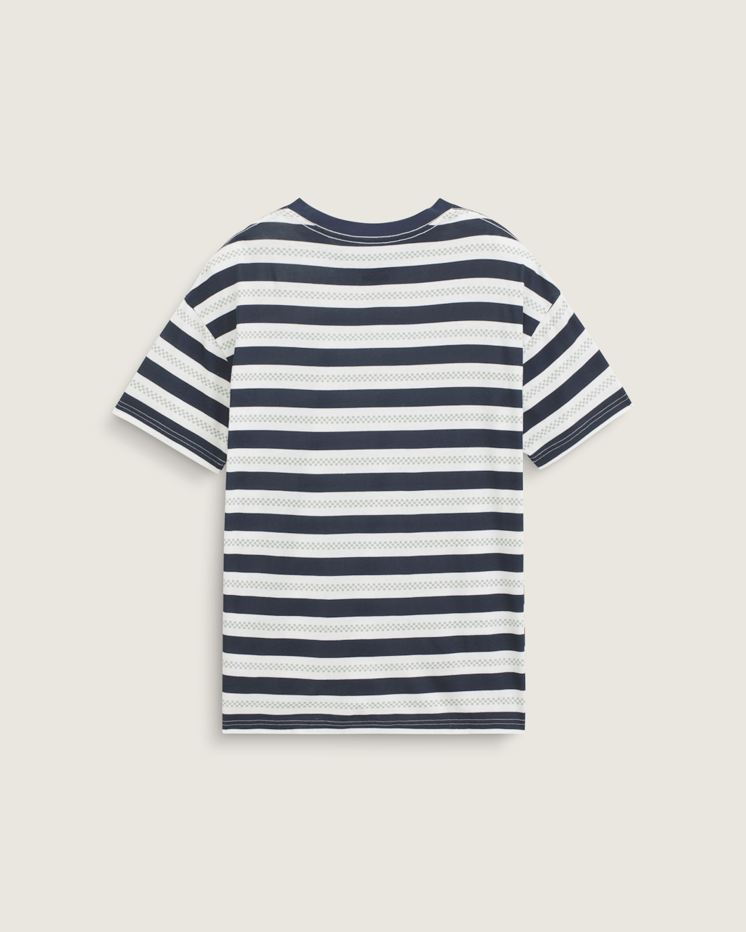 Salton Stripe Checkerboard T-Shirt in Checkerboard Marshmallow White / Navy Blue | Vans online