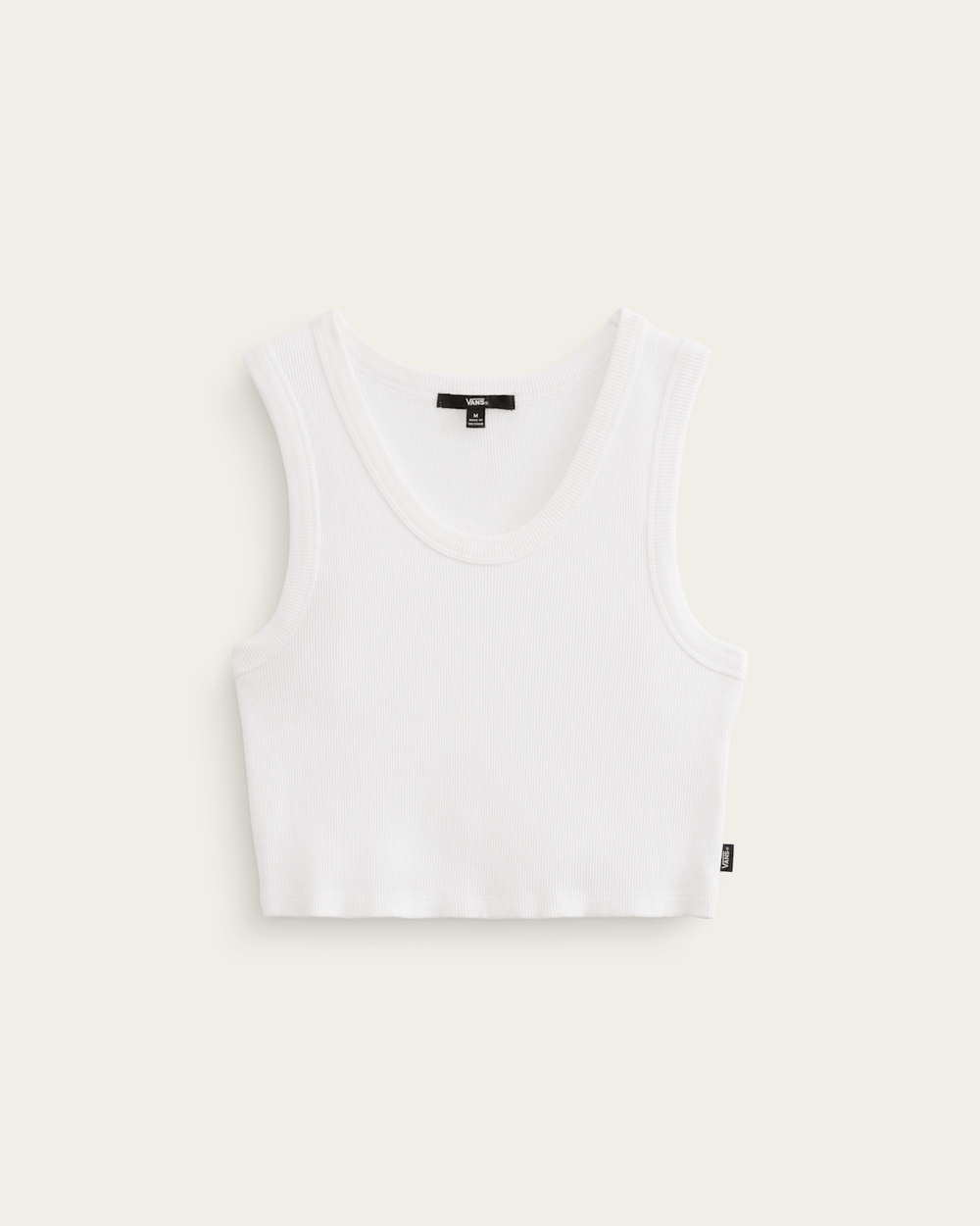 Drew Rib Tank Top in White | Vans outlet