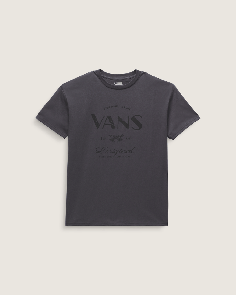 French Lost Thoughts T-Shirt in Asphalt Grey | Vans on sale