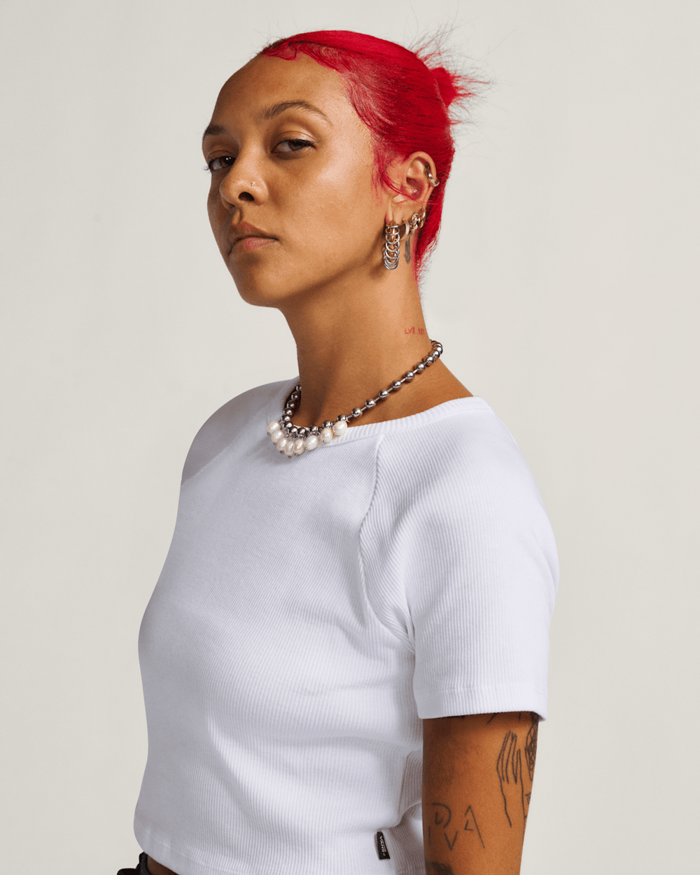 Drew Baby T-Shirt in White | Vans outlet