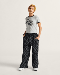 Campus Tour Ringer T-Shirt in Heather Grey / Black | Vans online