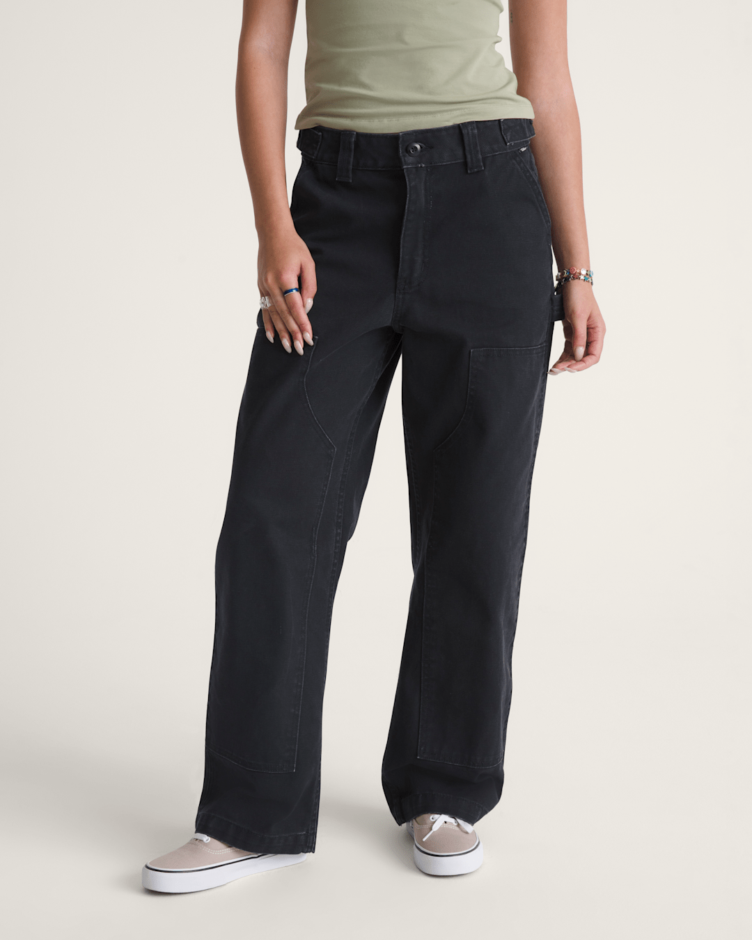 Emily Carpenter Pants in Black | Vans on sale