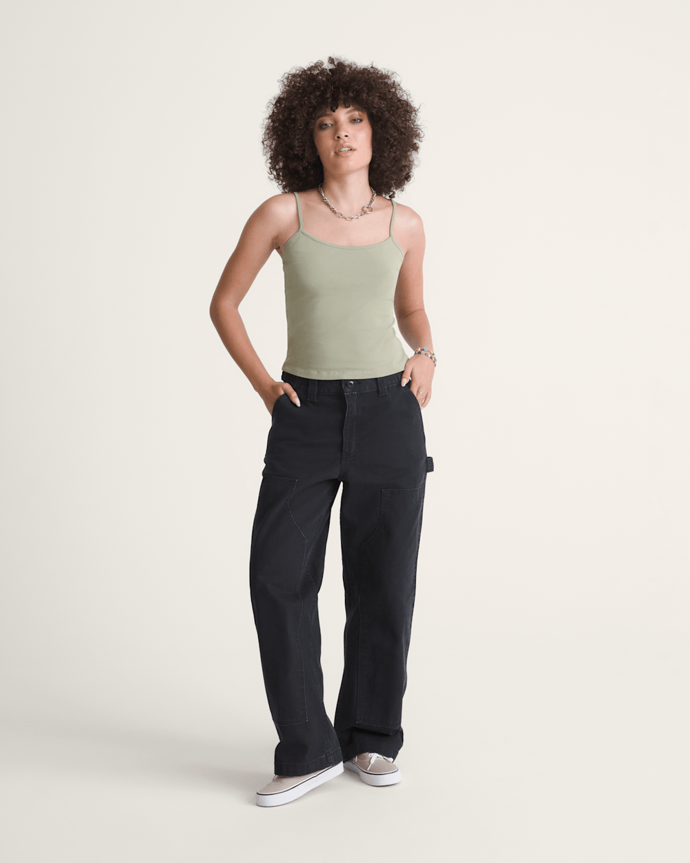 Emily Carpenter Pants in Black | Vans on sale