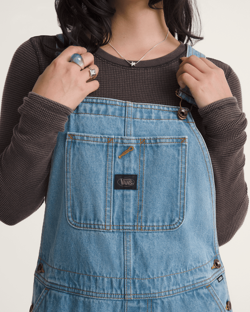 Chore Denim Overall in Stonewash Blue | Vans online