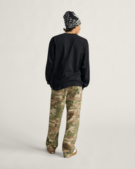 Drill Chore Carpenter Loose Denim Pants in Vintage Camo Black | Vans near me