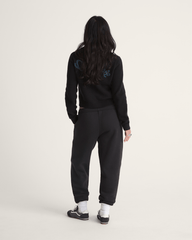 Salton Fleece Jogger Pants in Black | Vans sale