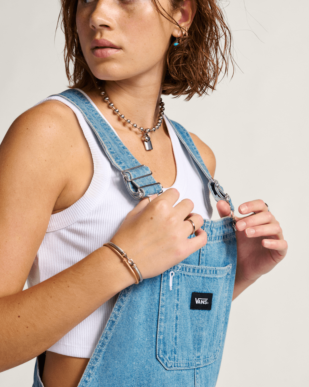 Sirelle Overalls in Blue | Vans discount