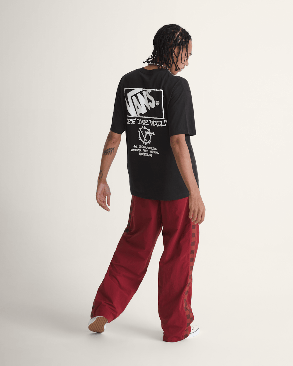 Ronnie Track Pants in Bordeaux Red | Vans near me