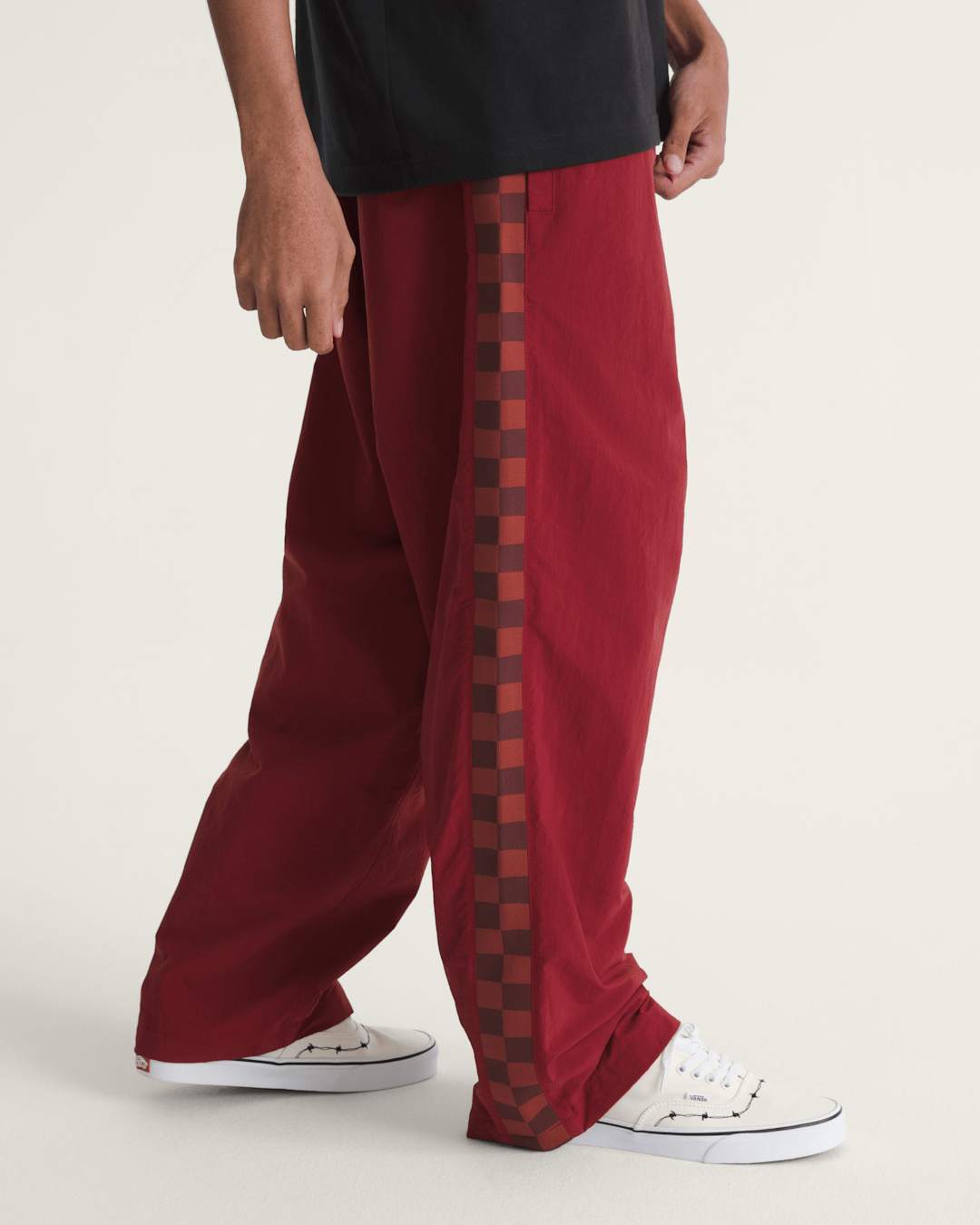 Ronnie Track Pants in Bordeaux Red | Vans near me