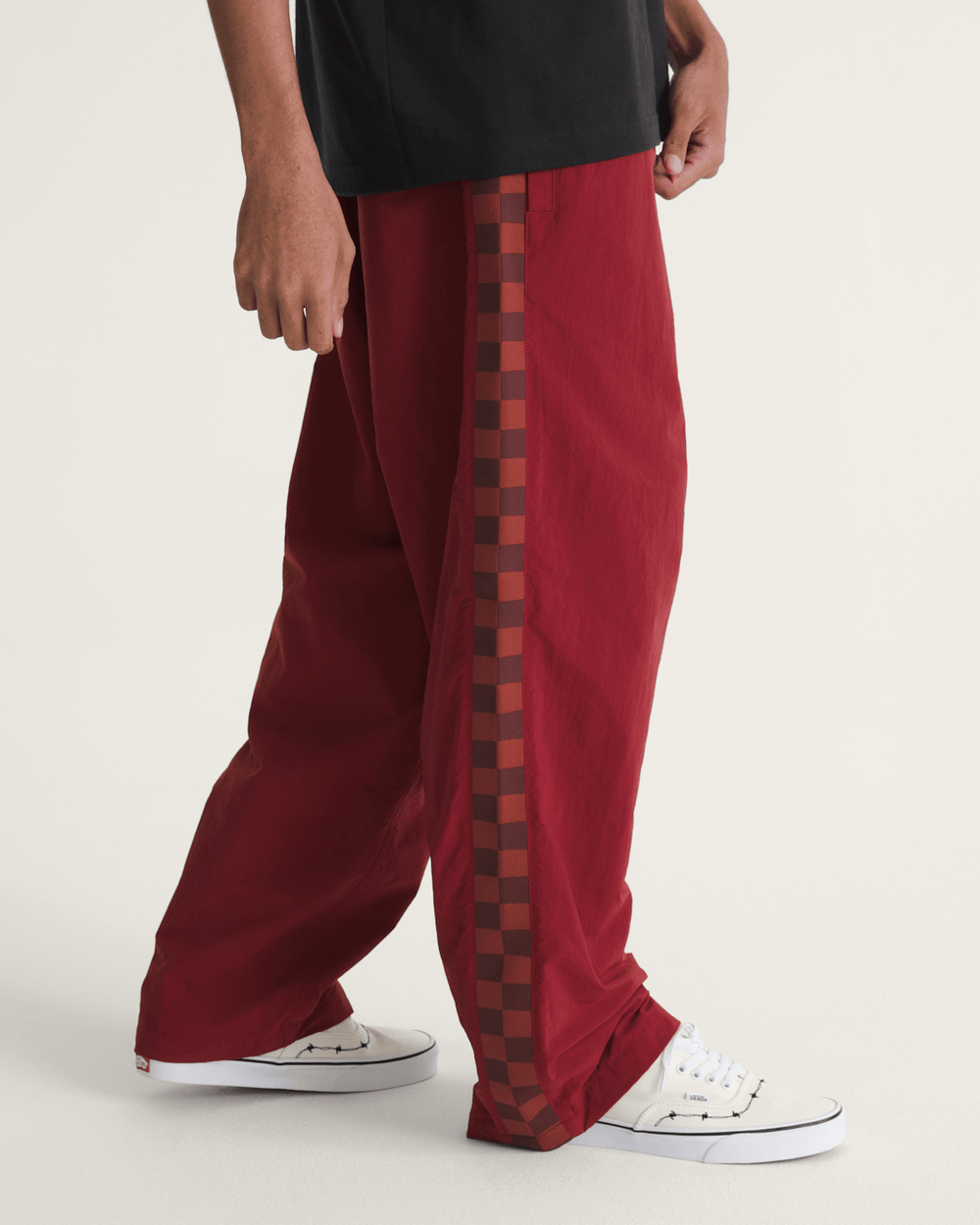 Ronnie Track Pants in Bordeaux Red | Vans near me