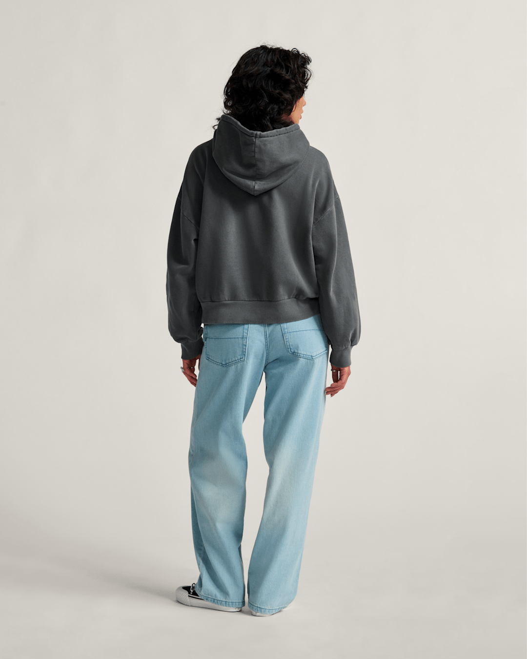 Check-5 Baggy Denim Pants in Light Stonewash Grey | Vans sale