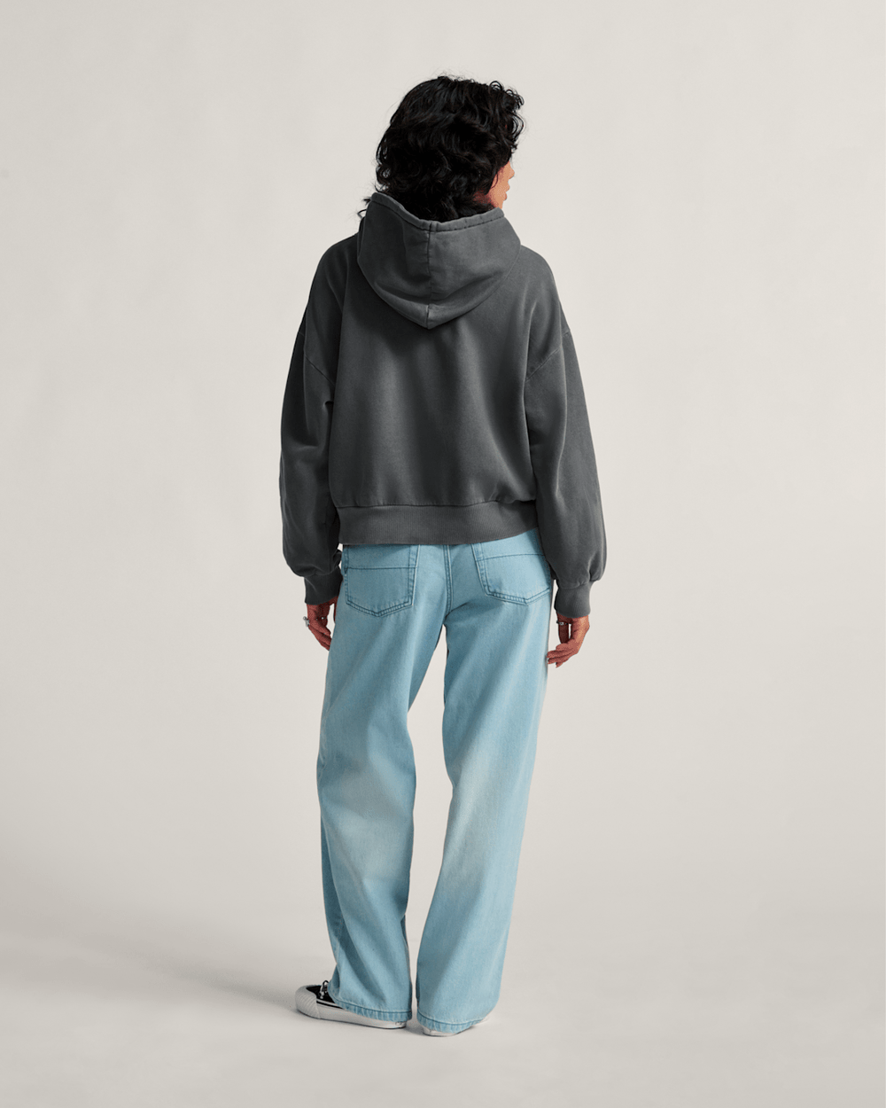 Check-5 Baggy Denim Pants in Light Stonewash Grey | Vans sale
