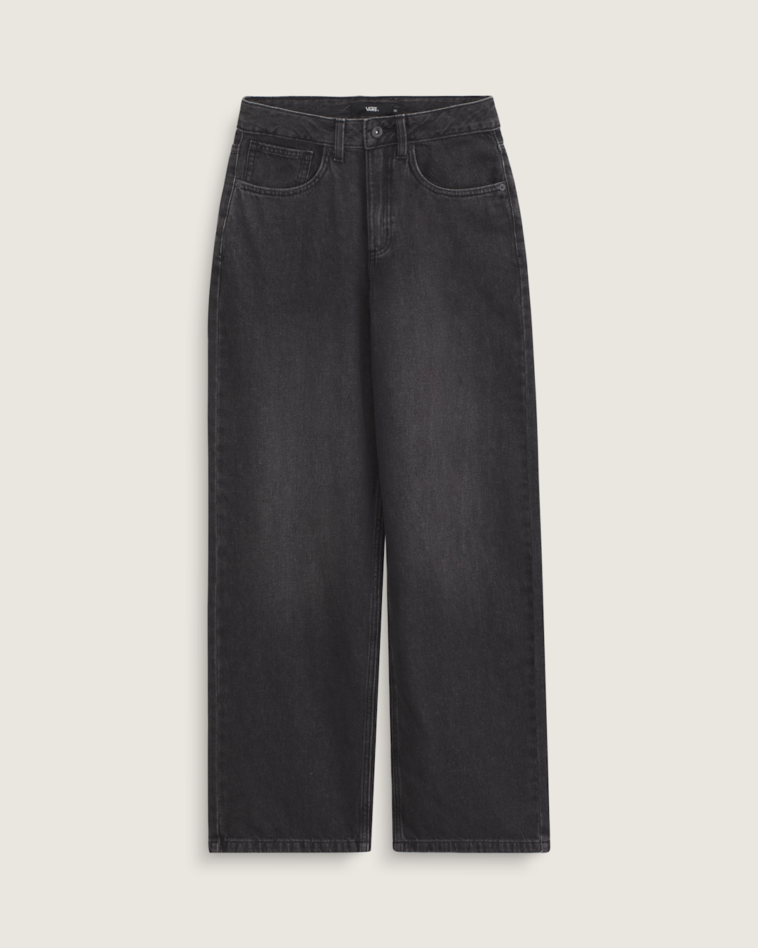 Sirelle 5 Pocket Denim Puddle Pants in Black | Vans discount