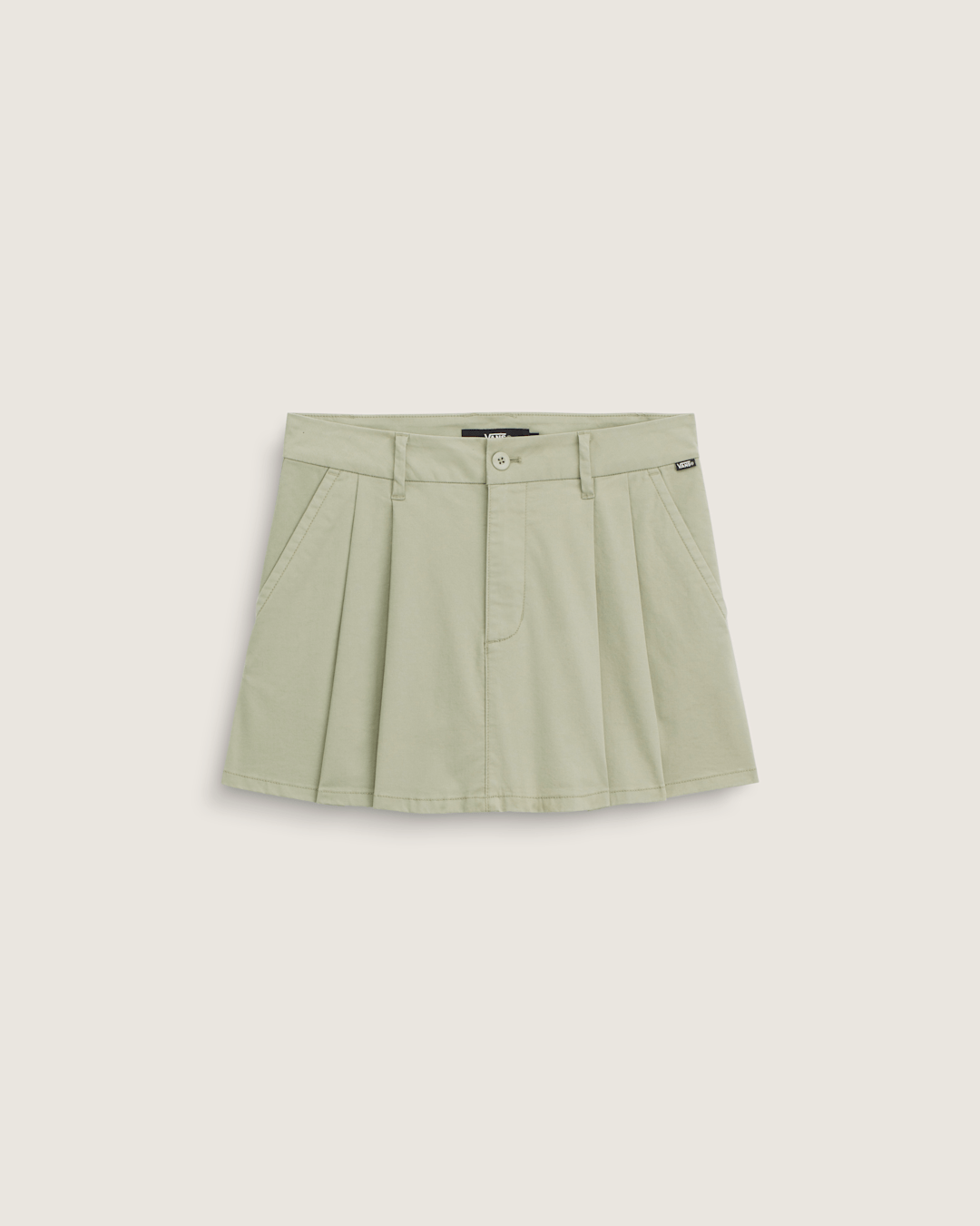 Authentic Chino Mini Skirt in Soft Sage Green | Vans near me