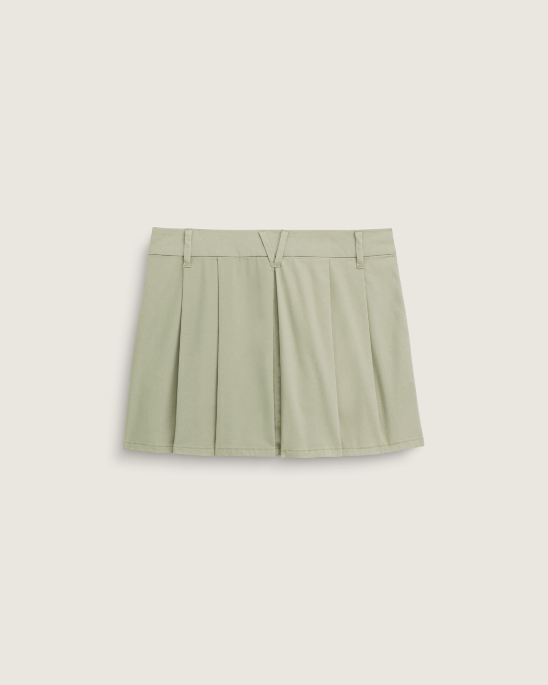 Authentic Chino Mini Skirt in Soft Sage Green | Vans near me