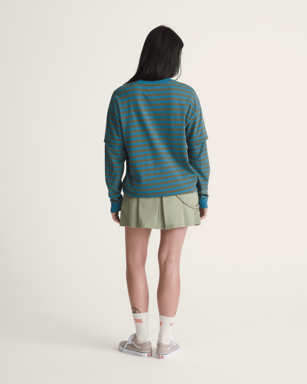 Authentic Chino Mini Skirt in Soft Sage Green | Vans near me