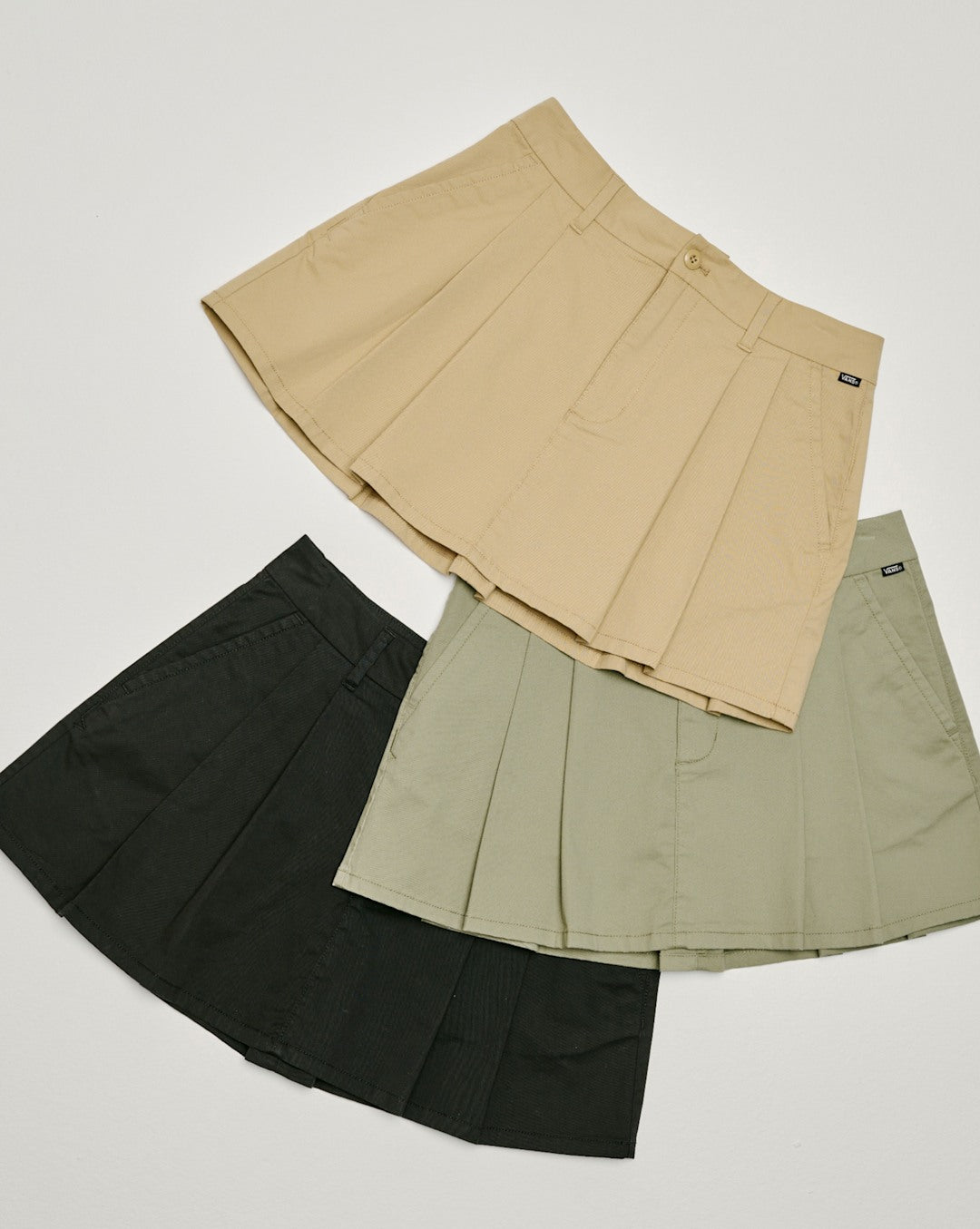 Authentic Chino Mini Skirt in Soft Sage Green | Vans near me