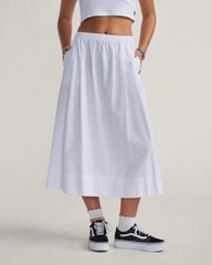 Francesca Full Skirt in White | Vans near me