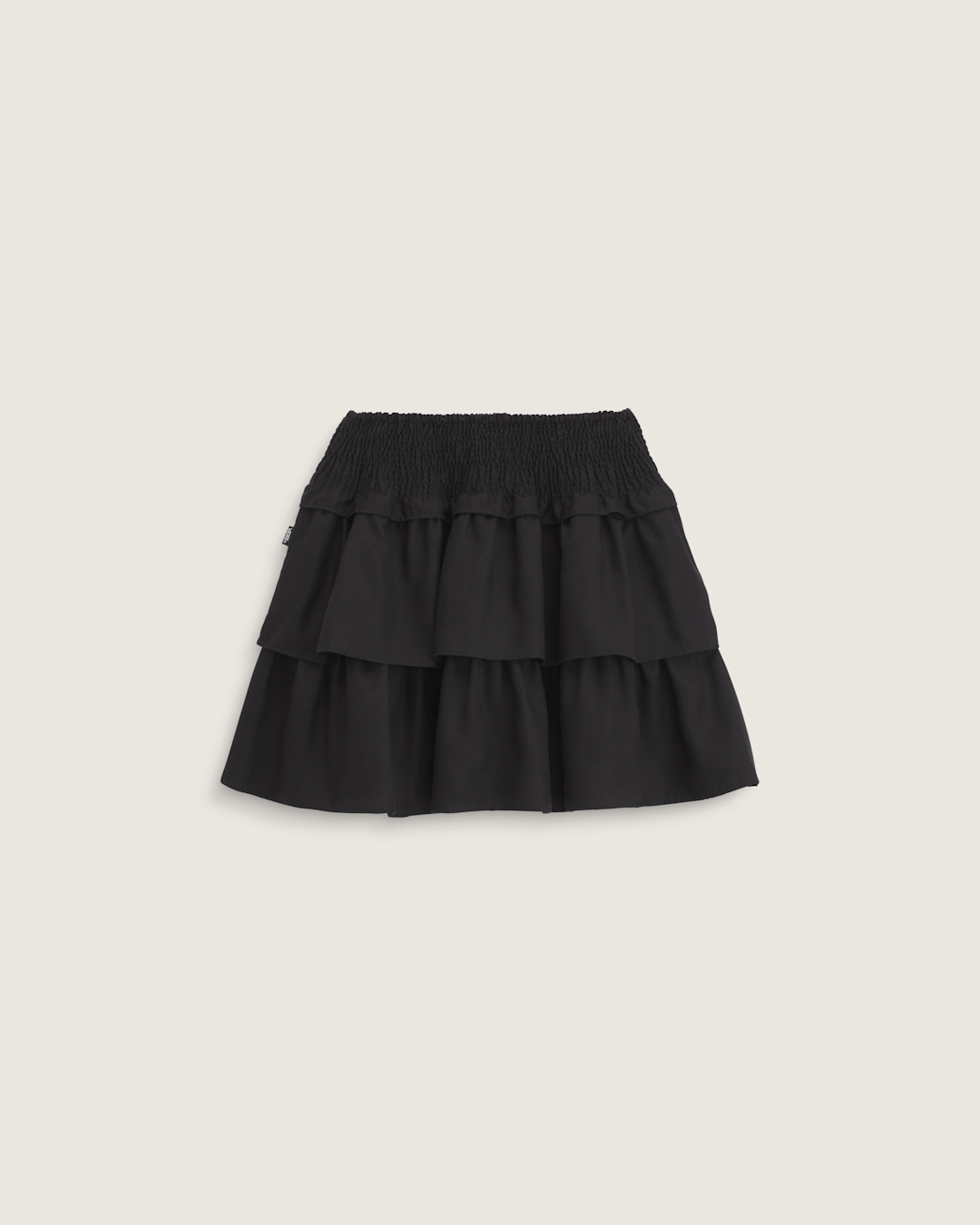 Ava Tiered Mini Skirt in Black | Vans discount