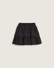 Ava Tiered Mini Skirt in Black | Vans discount