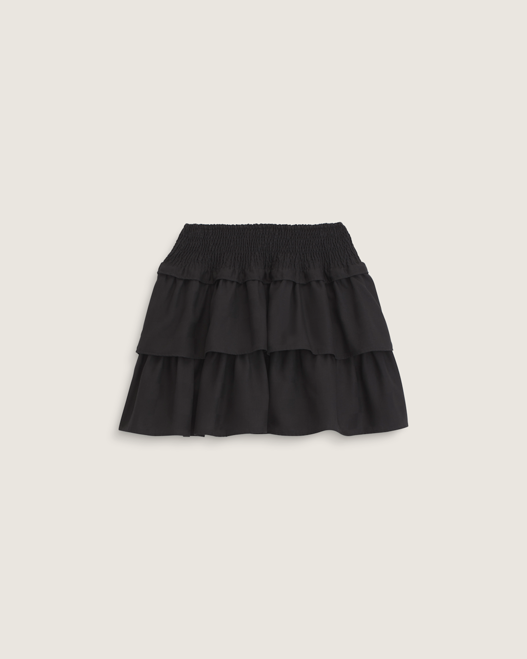 Ava Tiered Mini Skirt in Black | Vans discount
