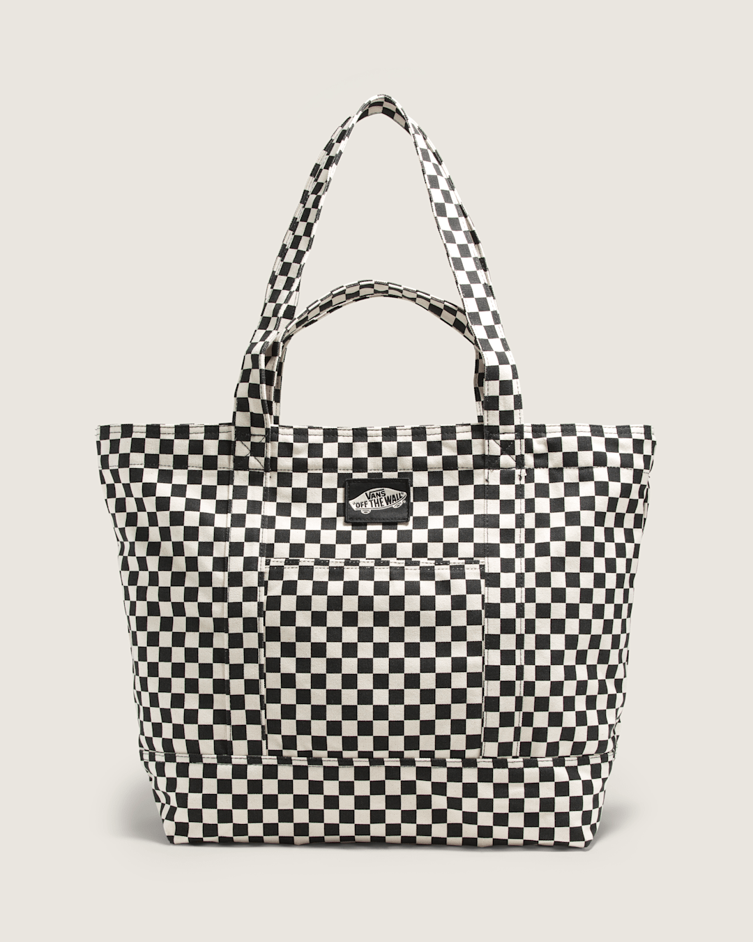 Tell All Zip Tote Bag in Checkerboard Black | Vans on sale